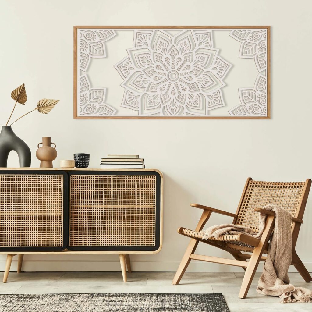 IARTTOP wooden mandala art